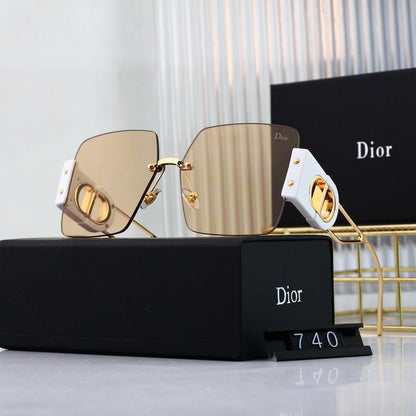 Fashion CD Metal Square Sunglasses