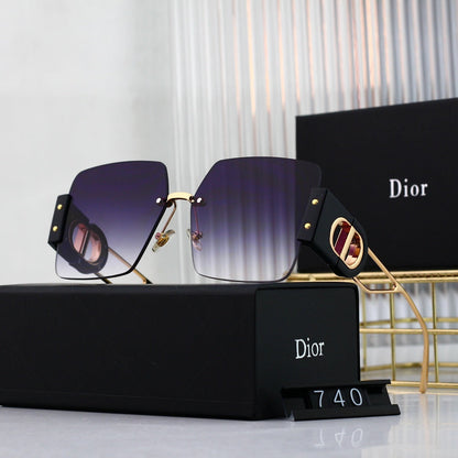 Fashion CD Metal Square Sunglasses