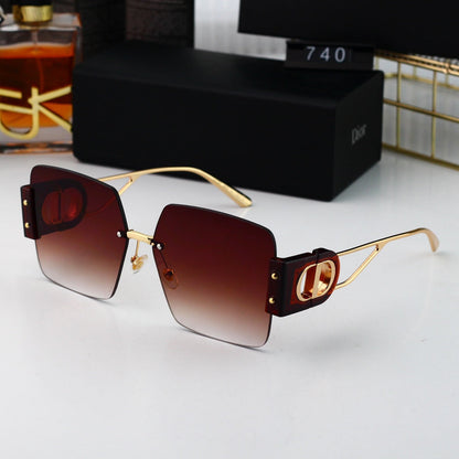 Fashion CD Metal Square Sunglasses