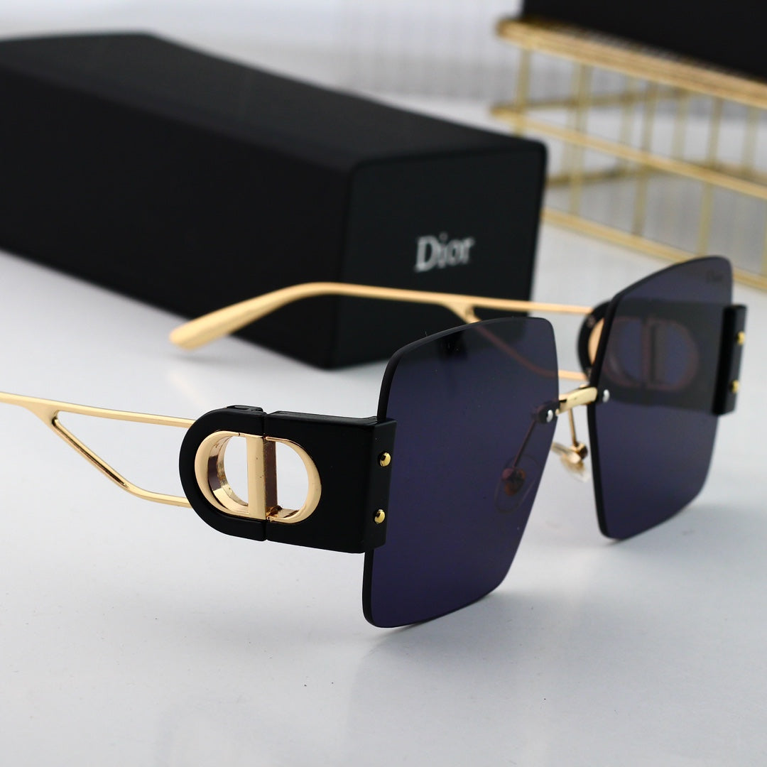 Fashion CD Metal Square Sunglasses