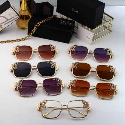 7 Color Diamond Luxury Butterfly Sunglasses