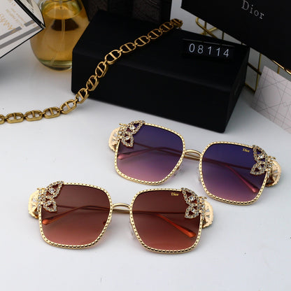 7 Color Diamond Luxury Butterfly Sunglasses