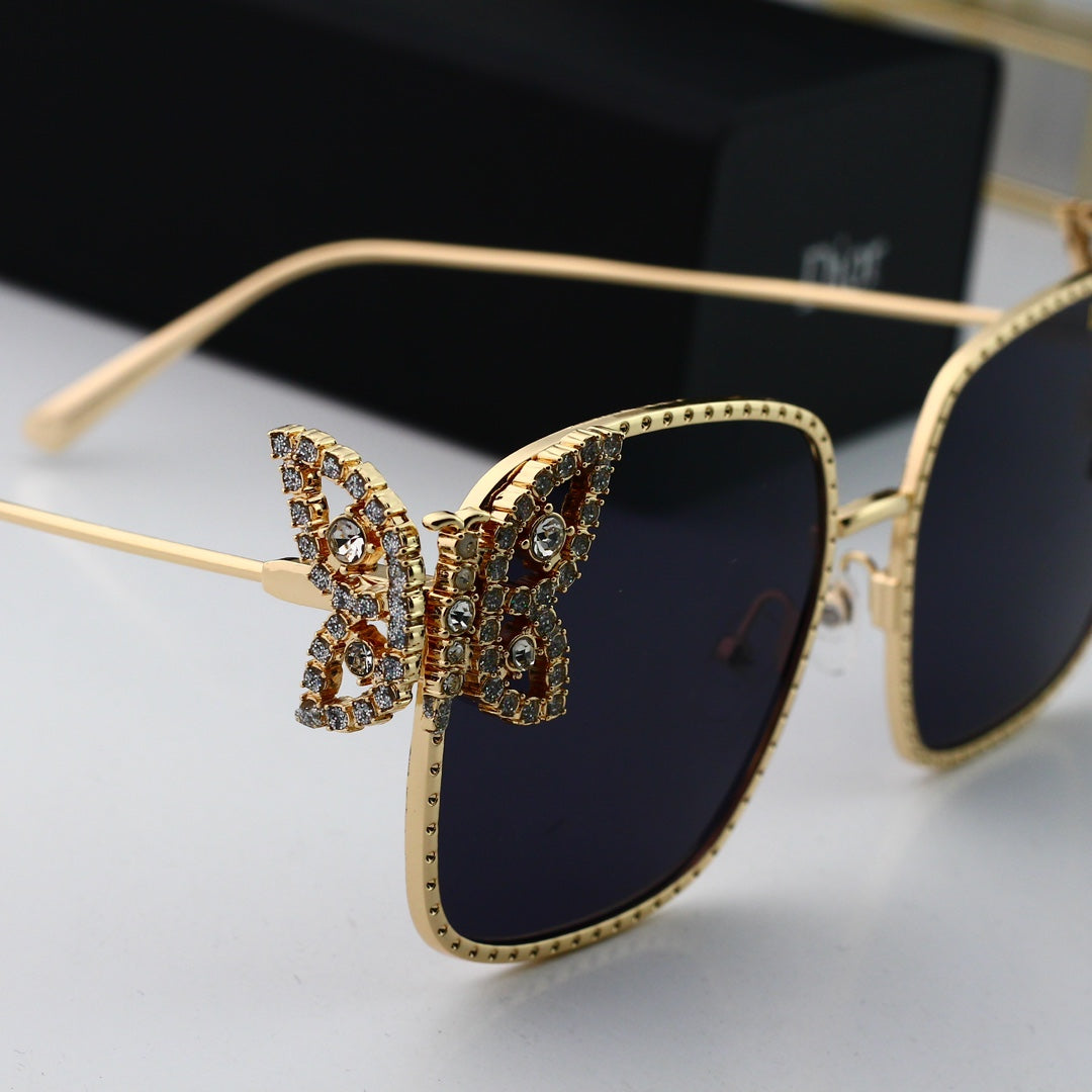 7 Color Diamond Luxury Butterfly Sunglasses