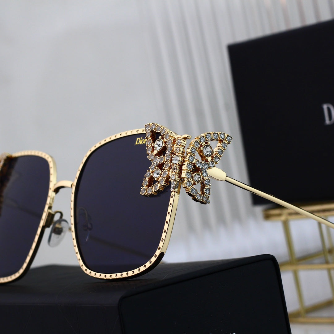 7 Color Diamond Luxury Butterfly Sunglasses