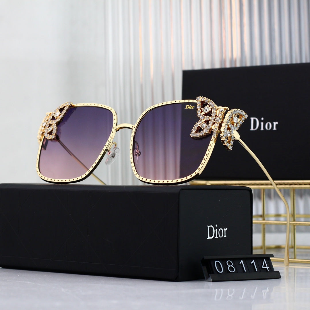 7 Color Diamond Luxury Butterfly Sunglasses