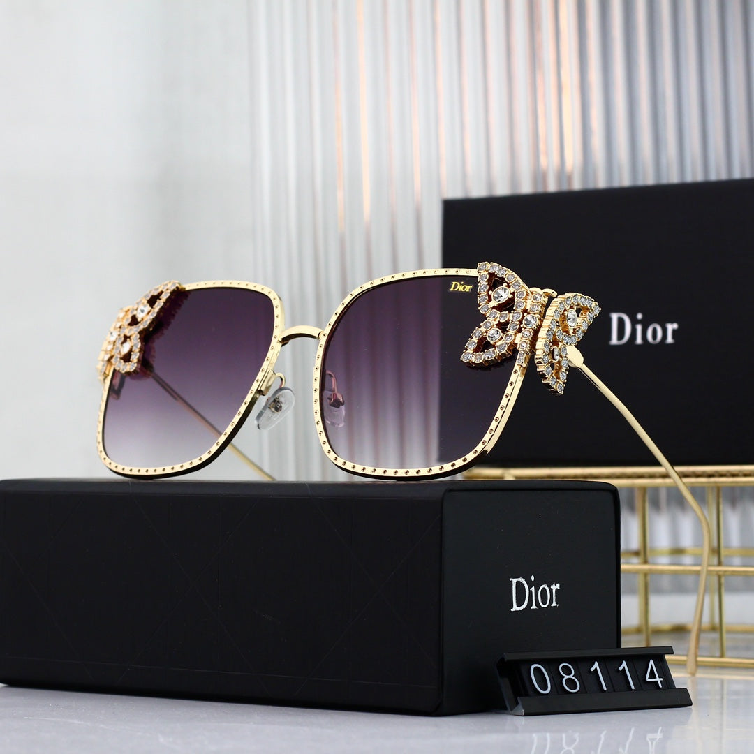 7 Color Diamond Luxury Butterfly Sunglasses