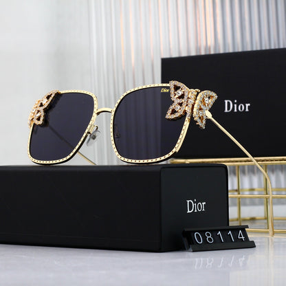 7 Color Diamond Luxury Butterfly Sunglasses