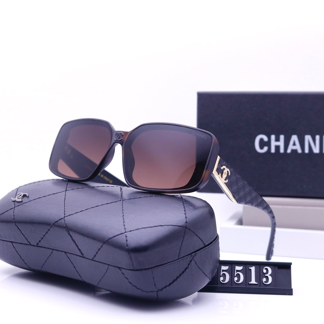 Retro Fashion Diamond Logo Sunglasses