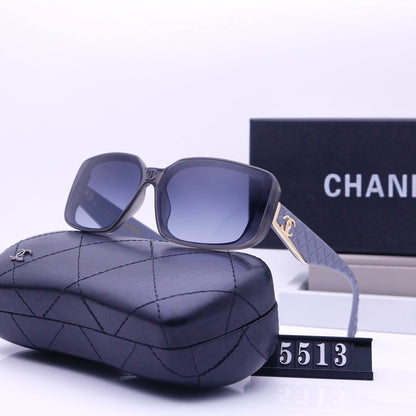 Retro Fashion Diamond Logo Sunglasses