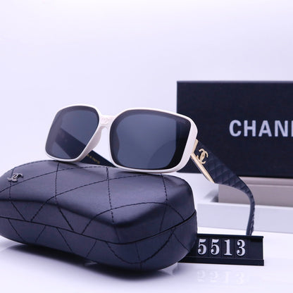 Retro Fashion Diamond Logo Sunglasses