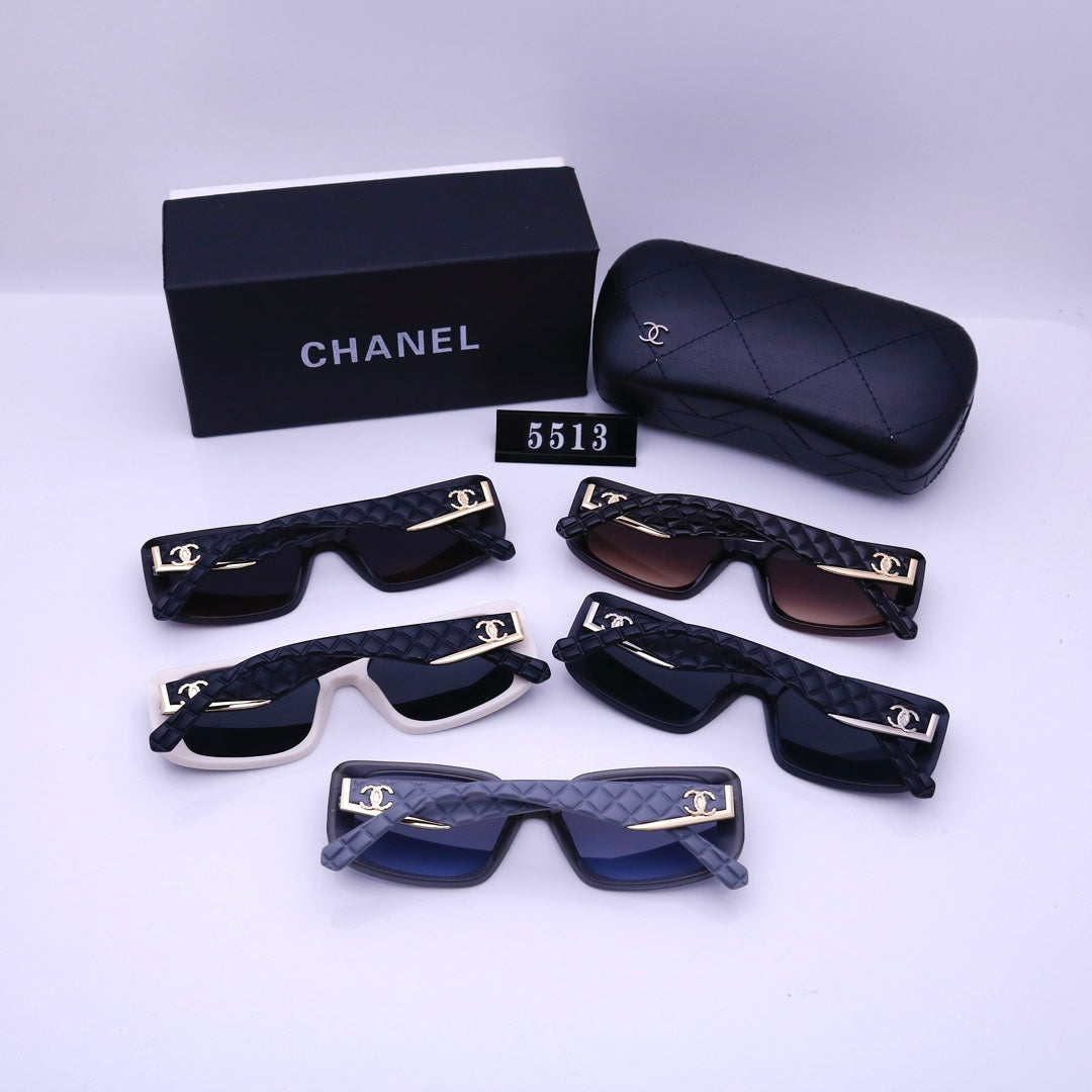 Retro Fashion Diamond Logo Sunglasses