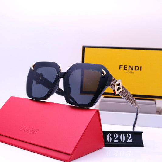 Retro F Letter Engraving Sunglasses