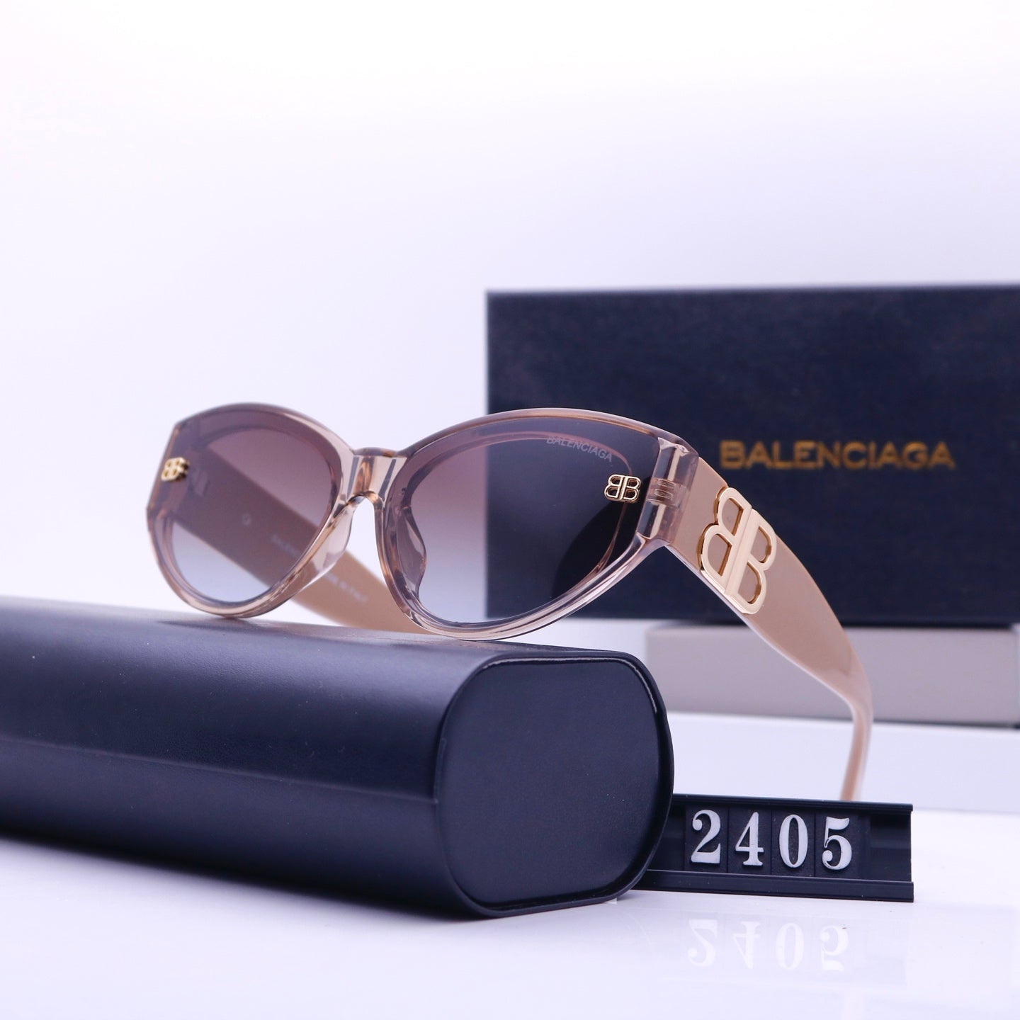 Cat Eye Classic Metal B Sunglasses