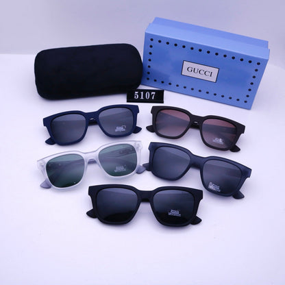 Vintage Square Rectangle Rubber Sunglasses