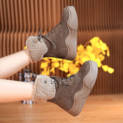 Winter new thick-soled plush snow boots