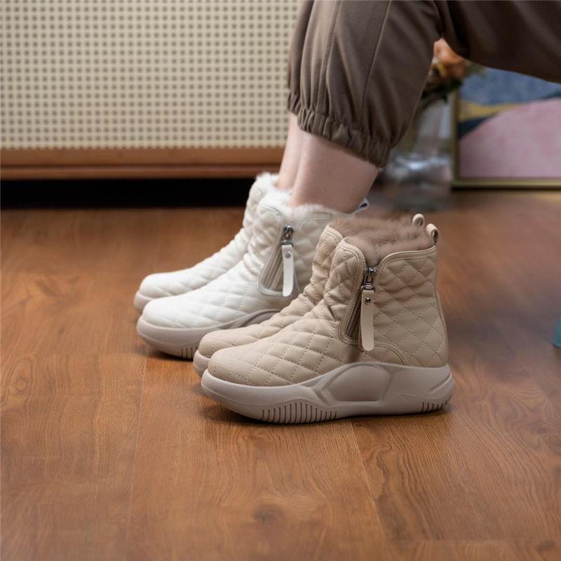 Women's Warm Thick Soled Snow Boots【Wide Width】