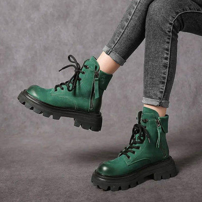 New British style versatile platform boots