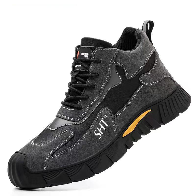 2023 Anti-smashing and anti-puncture steel toe work shoes