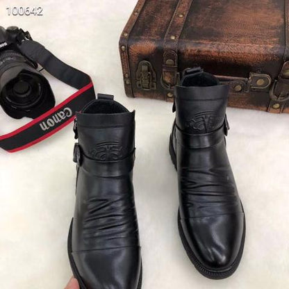 Italian handmade cowhide men's boots