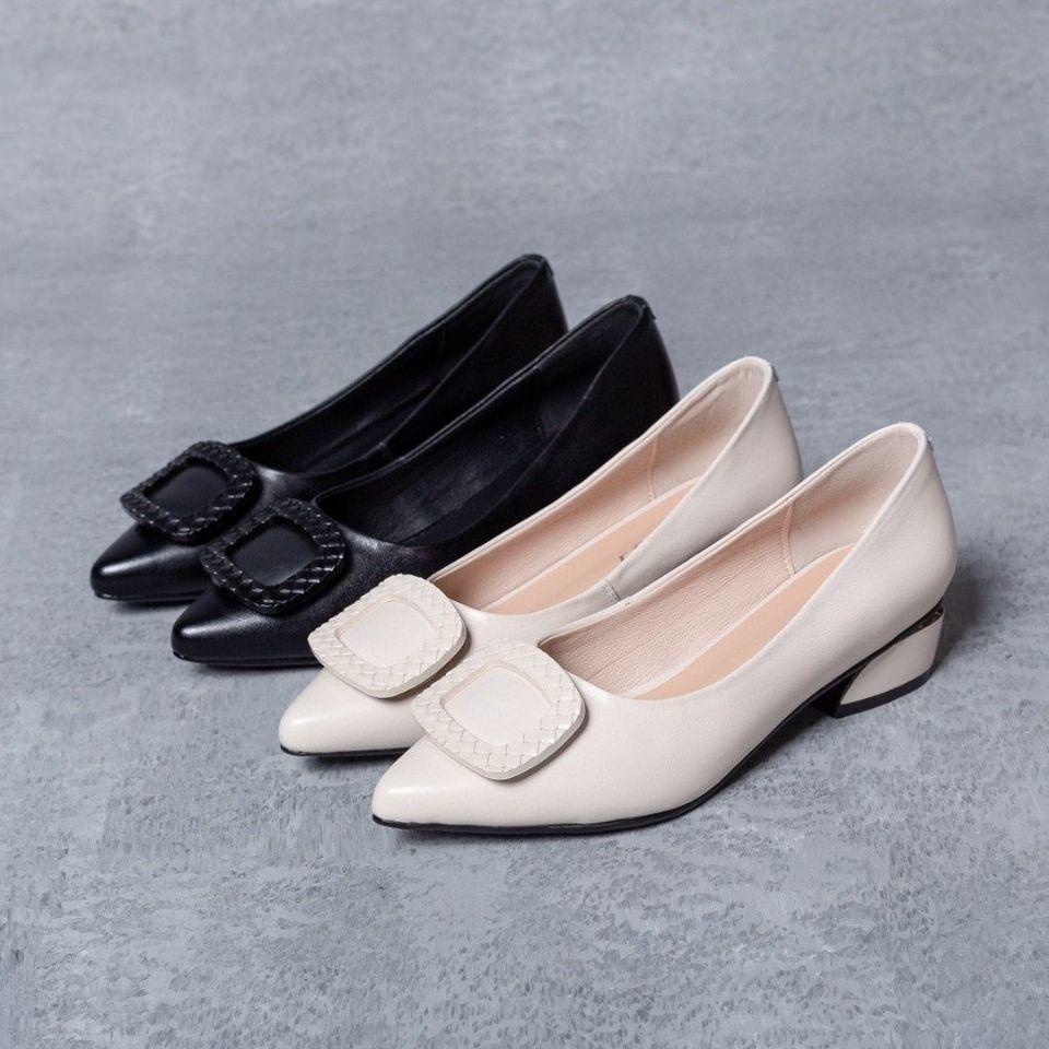 Soft Leather Point-Toe Pumps