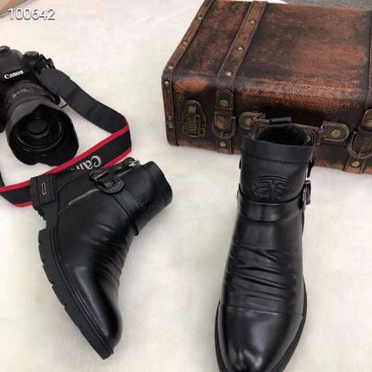 Italian handmade cowhide men's boots