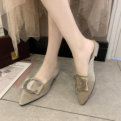 Rhinestone casual shoes