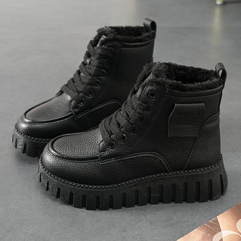 Winter high top all match sports cotton shoes