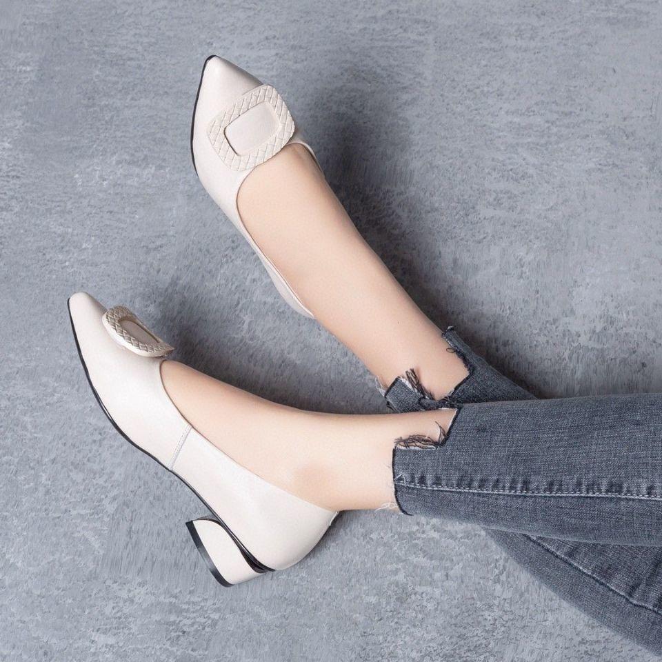 Soft Leather Point-Toe Pumps