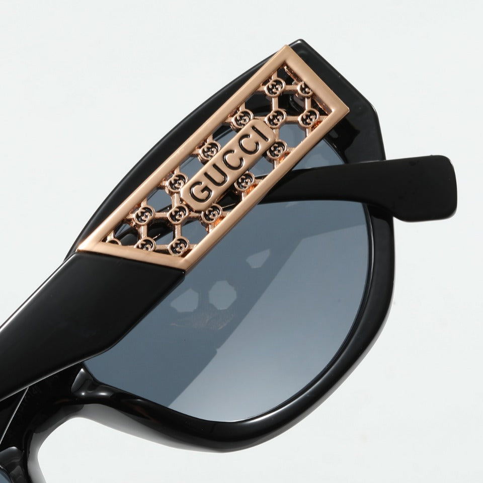 Retro Hollow Metal G Sunglasses