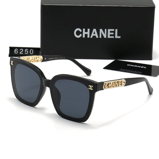 Classic Fashion Letter Metal Frame Sunglasses