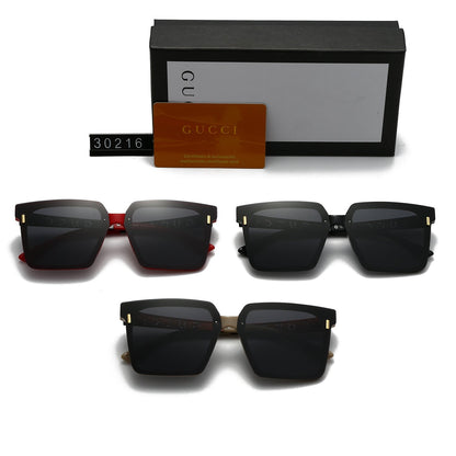 Square frame holiday sunglasses