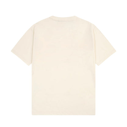 Beige Classic Print T-shirt